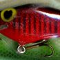 Vintage (1987) POE'S SUPER CEDAR Red/Black Crawdad #831