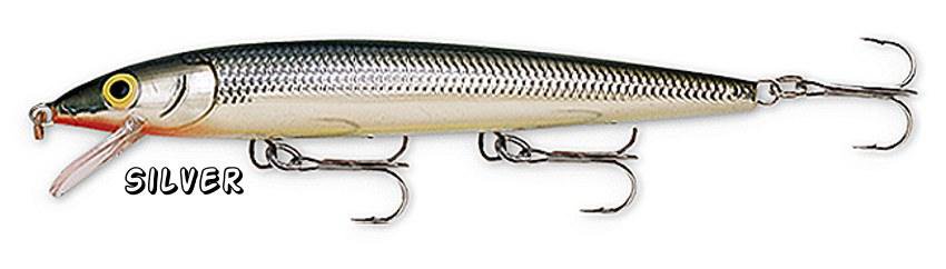 NEW Rapala SILVER Husky Jerk Rattling Suspending Fishing Lure (HJ08 S)