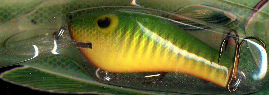 Vintage (1989) POE'S SUPER CEDAR Green/Chart Lure #228