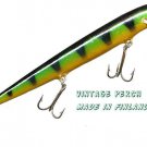 Vintage Rapala (F18 P) Original Floating Balsa Perch 7" Lure Made in Finland
