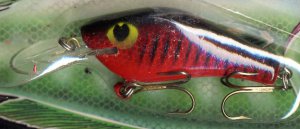 Vintage (1987) POE'S SUPER CEDAR Red/Black Crawdad #231
