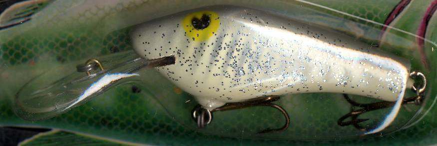 Vintage (1987) POE'S SUPER CEDAR White Glitter Crawdad