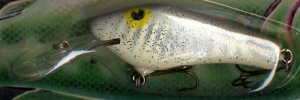 Vintage (1987) POE'S SUPER CEDAR White Glitter Crawdad