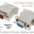 DVI Male To VGA Female 24 + 5 PIN Adapter