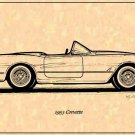 1953 Corvette Roadster Profile