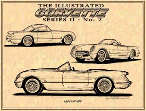 1954 Corvette Coupe and Roadster