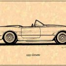 1955 Corvette Roadster Profile
