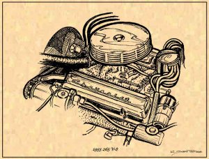 1955 265 V8 Engine