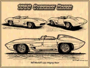 1959 Corvette Sting Ray Racer