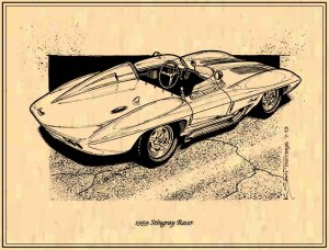 1959 Corvette Sting Ray Racer