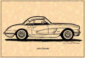 1960 Corvette Hardtop Profile