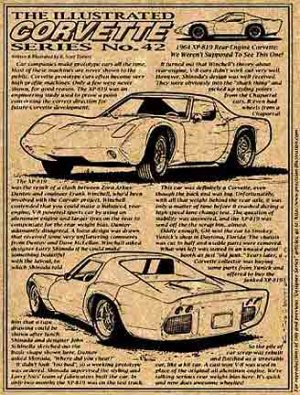 1964 XP-819 Experimental Rear-Engine Corvette Illustrated Series No. 42