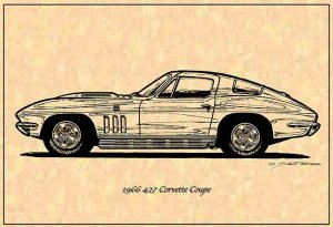 1966 427 Corvette Coupe Profile