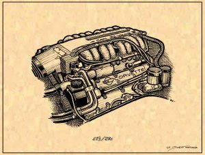 1990 - 1995 350 LT5 ZR1 Engine