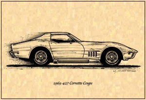 1969 427 Corvette Coupe Profile