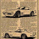 1970 Areo Coupe Corvette Show Car Illustrated Series No. 41