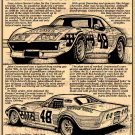 John Greenwood's 1972 B.F. Goodrich Racing Corvette Illustrated Series No. 49