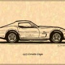 1973 Corvette Coupe Profile