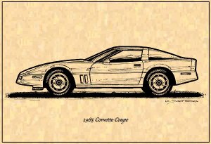 1985 Corvette Coupe Profile