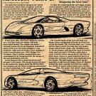 1986 Indy Corvette Concept Car Illustrated Series No. 72
