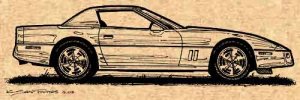 1989 Corvette Hardtop Profile