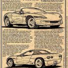 1990 Corvette Sting Ray III Show Car Illustrated Series No. 86