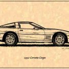 1992 Corvette Coupe Profile
