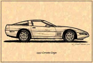 1992 Corvette Coupe Profile