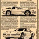 1993 40th Anniversary Corvette Illustrated Series No. 94