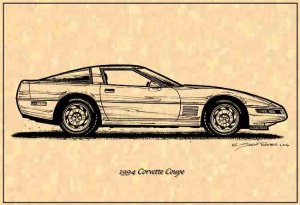 1994 Corvette Coupe Profile