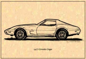 1997 Corvette Coupe Profile