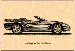 1998 Pace Car Corvette Profile