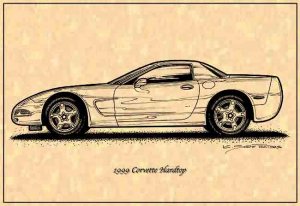 1999 Corvette Hardtop Profile