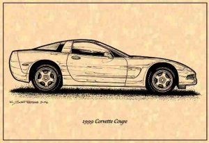 1999 Corvette Coupe Profile