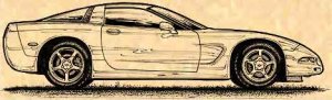 2000 Corvette Coupe Profile