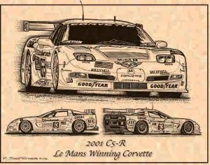 2001 Le Mans Winning C5-R Corvette