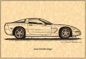 2003 Corvette Coupe Profile