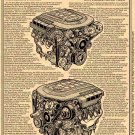 2009 ZR1 LS9 Engine "GM's Civilized Monster-Mouse" Corvette Illustrated Series No. 134