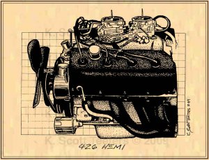 426 Street Hemi Engine