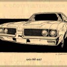 1969 Olds 442 - Print No. OLD-1