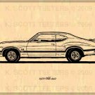 1970 Olds 442 Profile - Print No. OLD-2