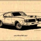 1969 Hurst / Olds 442 - Print No. OLD-3