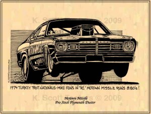 Ted Spehar's Motown Missile Pro Stock 1972 Plymouth Duster