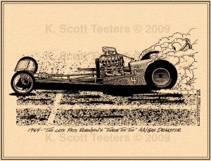 Sneaky Pete Robinson's "Tinker Toy Too" Dragster