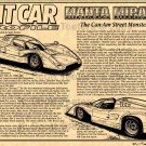 Manta Mirage - The Can AM Street Monster