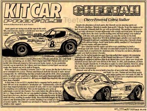 Cheetah Road Racer - Chevy-Powered Cobra Stalker