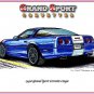 1996 Grand Sport Corvette Laser Color Print