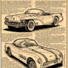 1954 Motorama Concept Car Corvettes - Corvette Illustrated Series No. 180