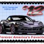 2012 Centennial Edition ZR1 Corvette Postage Stamp Art Print