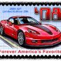 2008 427 Limited Edition Z06 Corvette Postage Stamp Art Print